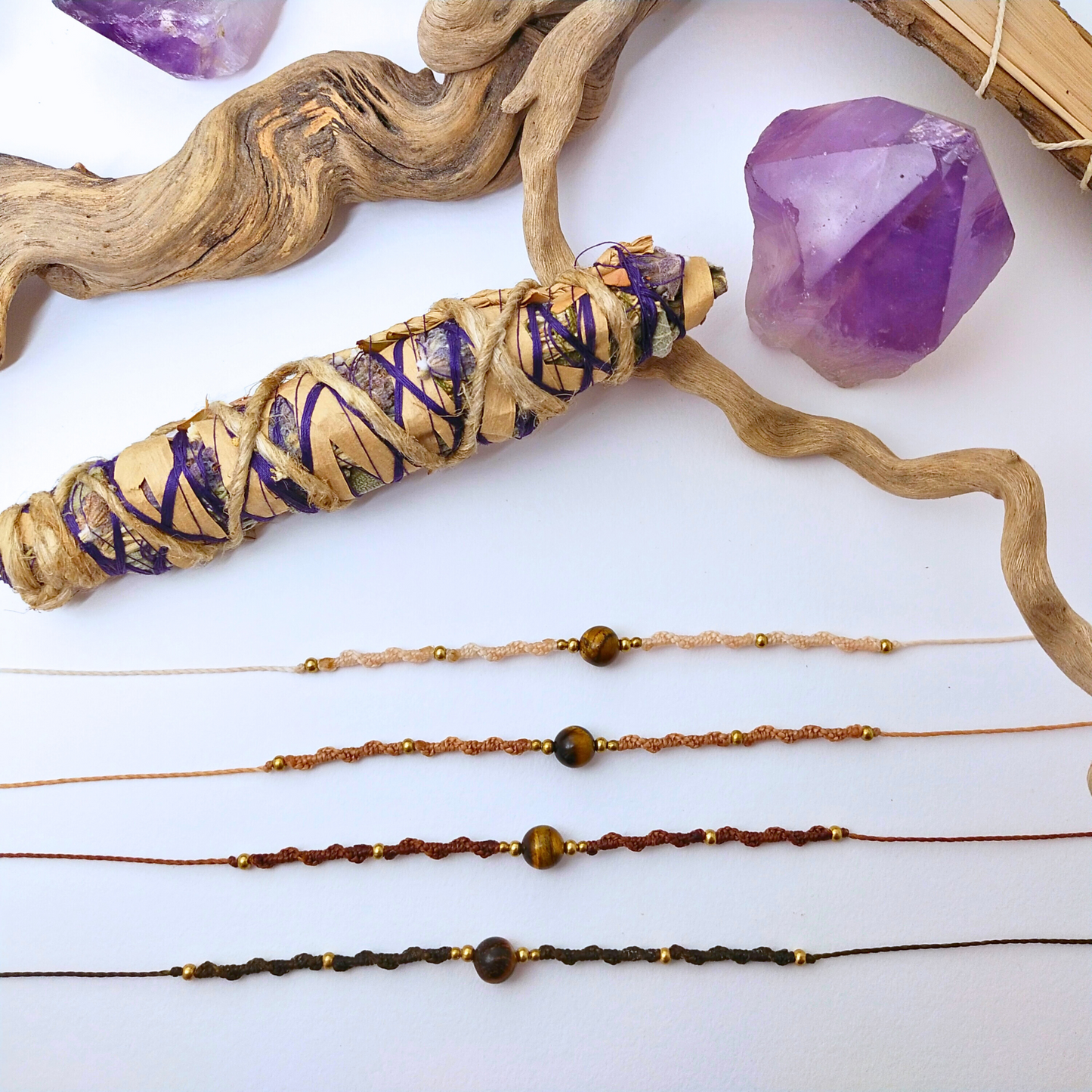 Braccialetti Prana - occhio di tigre