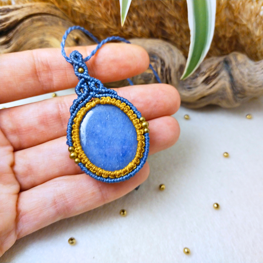 Necklace Ananda - Blue Quartz